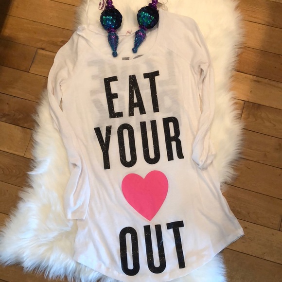 Victoria's Secret Other - Victoria Secret Eat Your 💘Out Night Shirt